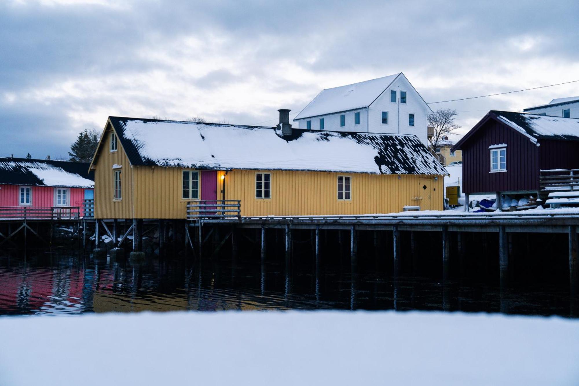 Kraemmervika Rorbuer - Rustic Cabins In Lofoten バルスタ エクステリア 写真
