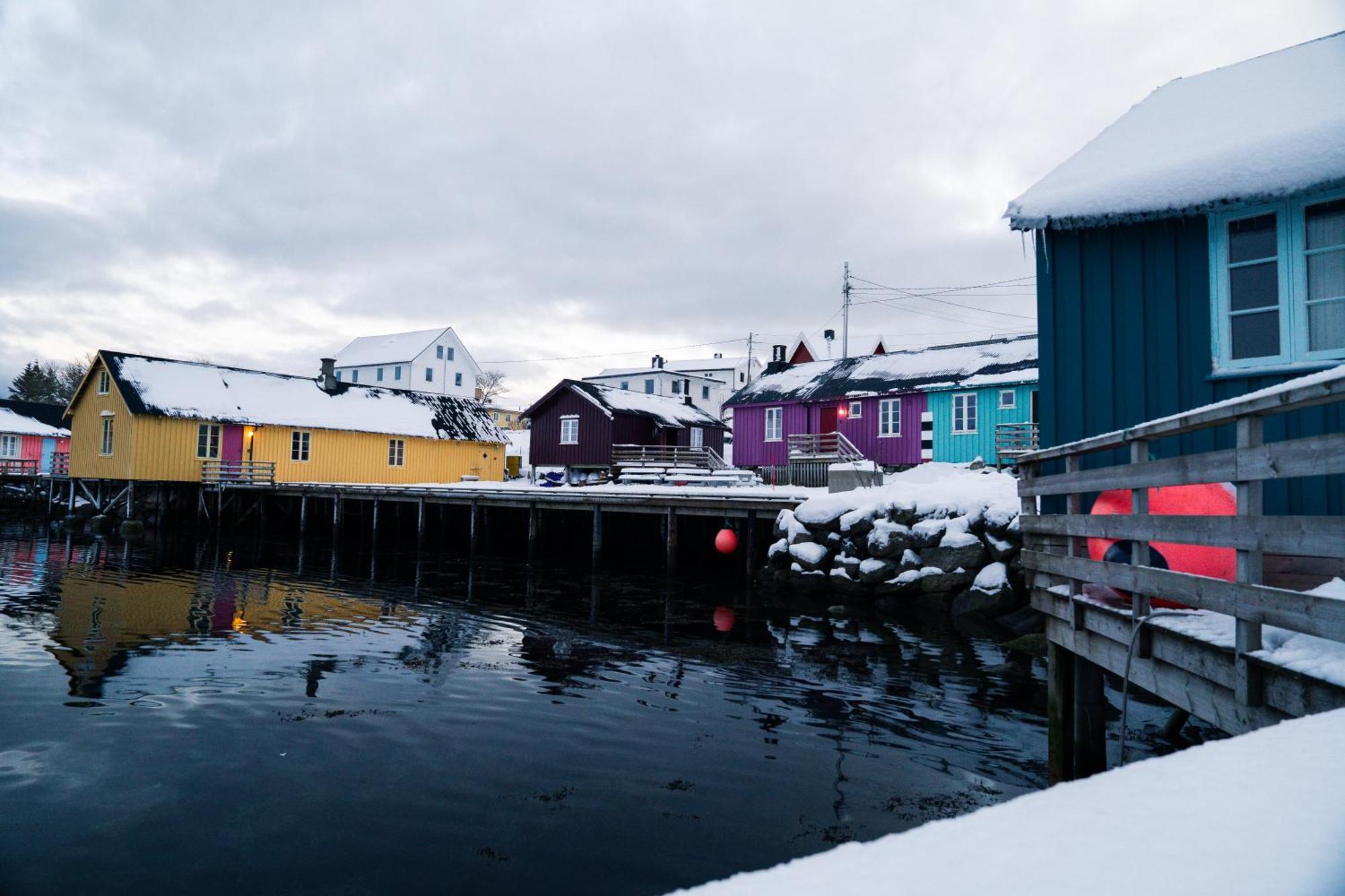 Kraemmervika Rorbuer - Rustic Cabins In Lofoten バルスタ エクステリア 写真